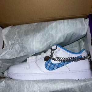Nike Nicole Hause x Dunk Pro SB Low White University Blue size 8.5